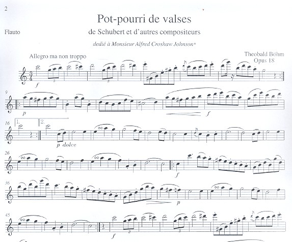 Pot-pourri de valses de Schubert et d'autres