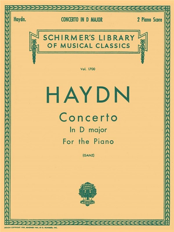 Concerto in D Major for Piano and Orchestra