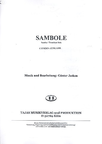 Sambole: für Posaune und Salonorchester