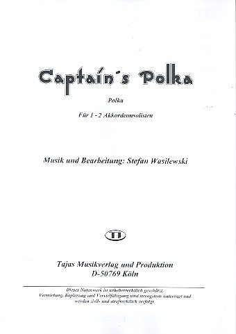 Captain's Polka für 1-2 Akkordeons