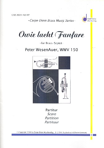 Owie lacht-Fanfare für 3 Trompeten, Horn,