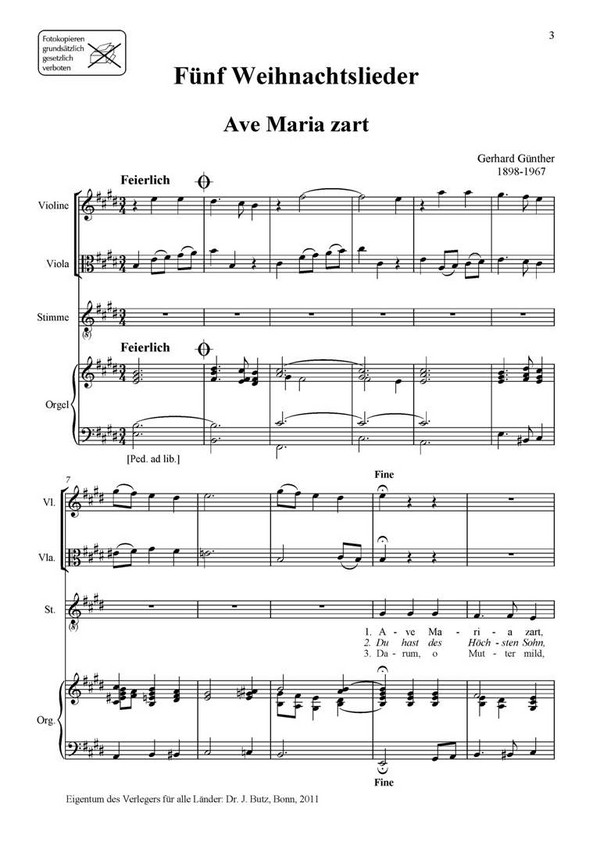 Still leuchtete der Sterne Pracht