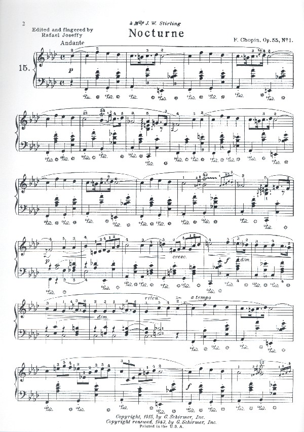 Nocturne in f Minor op.55,1
