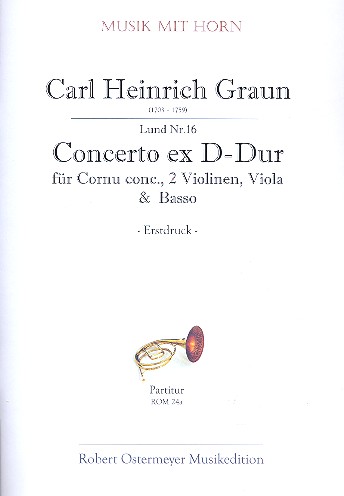 Konzert D-Dur Lund16 für Horn,