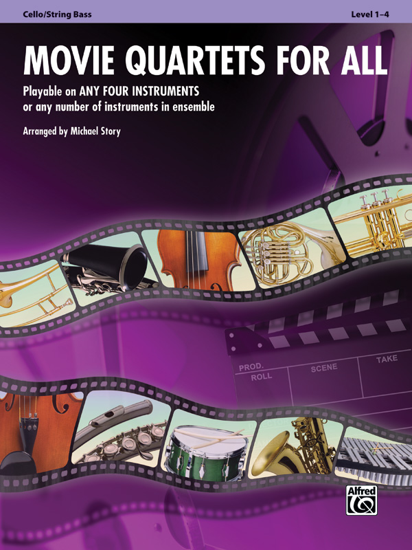 Movie Quartets for all: for 4 instruments