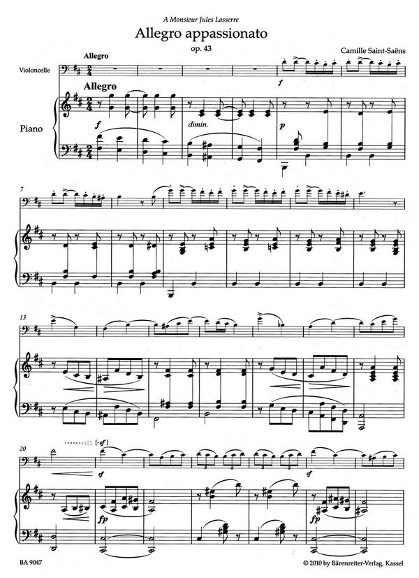 Allegro appassionato op.43