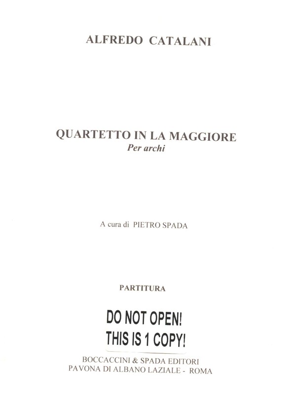 Quartett A-Dur