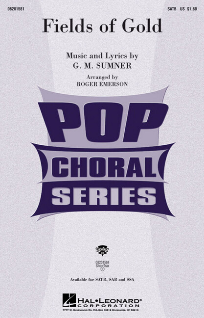 Fields of Gold for mixed chorus (SATB)