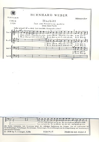 Ilsebill für Männerchor a cappella