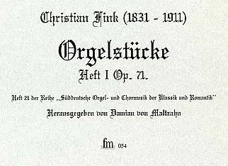 Orgelstücke Band 1 op.71