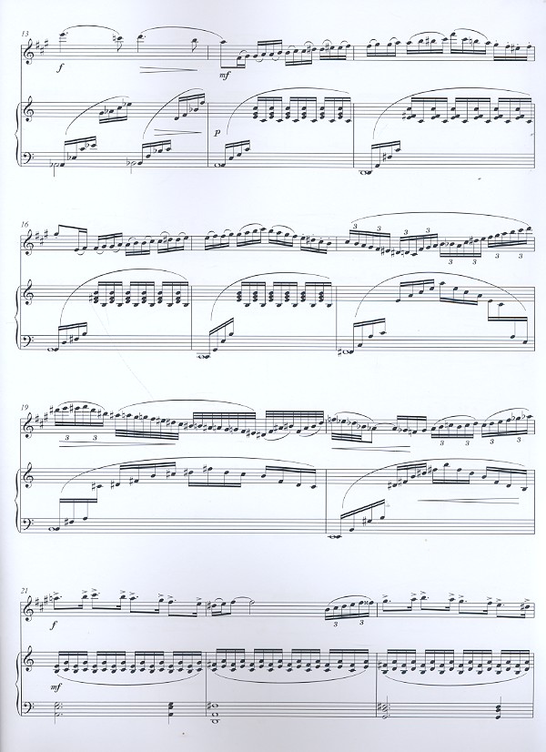 Rhapsody for alto saxophone and