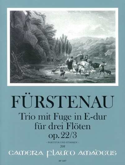Trio E-Dur op.22,3 für 3 Flöten