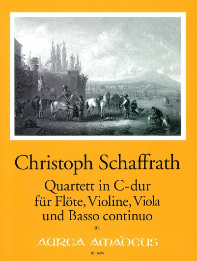 Quartett C-Dur für Flöte, Violine, Viola