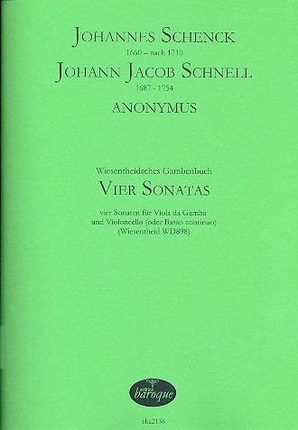 4 Sonatas für Viola da Gamba und