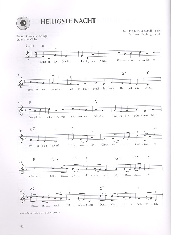 Keyboard spielen - mein schönstes Hobby - Weihnachtsmelodien (+CD)