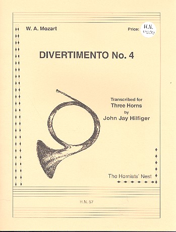 Divertimento no.4 for 3 horns