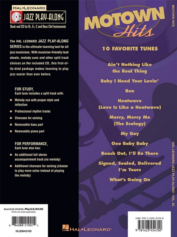 Motown Hits (+CD): for Bb, Eb, C