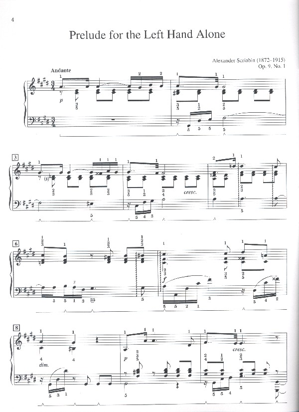 Prelude op.9,1  and  Nocturne op.9,2