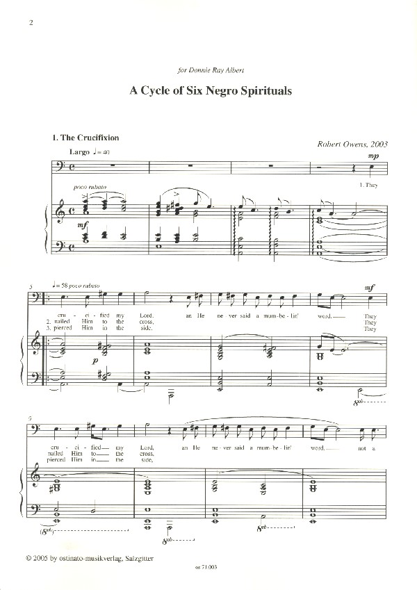 Negro Spirituals 