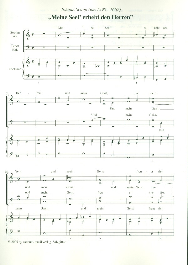 Meine Seel' erhebt den Herren für