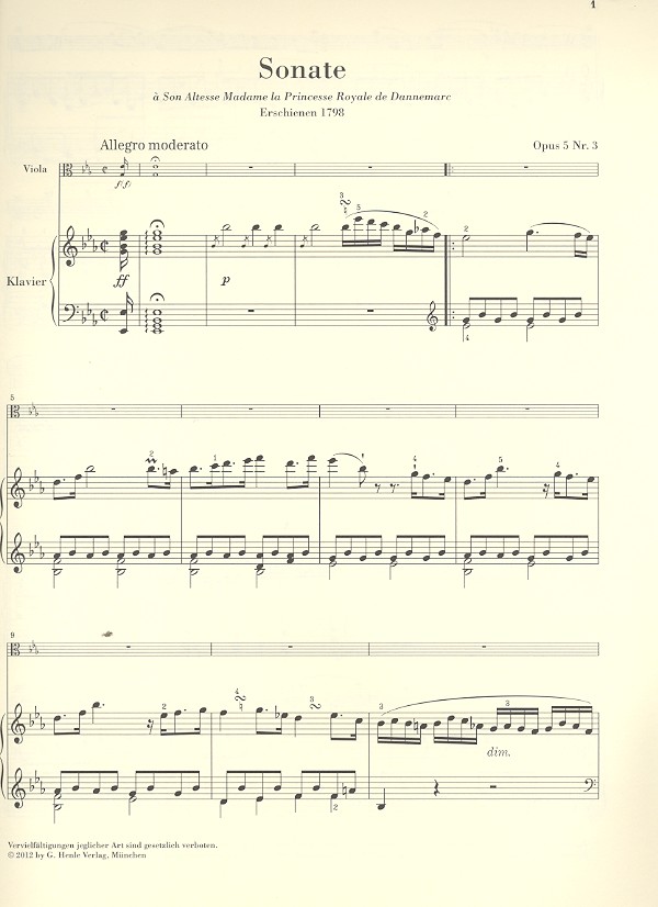 Sonate Es-Dur op.5,3