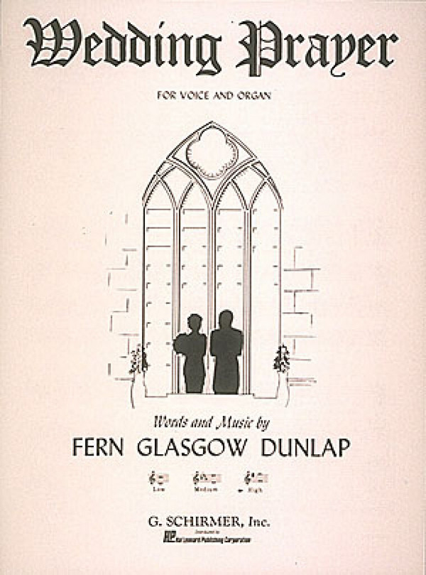 Wedding Prayer for voice and