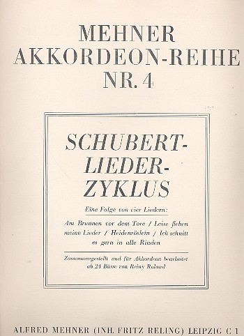 Schubert-Lieder-Zyklus - 4 Lieder