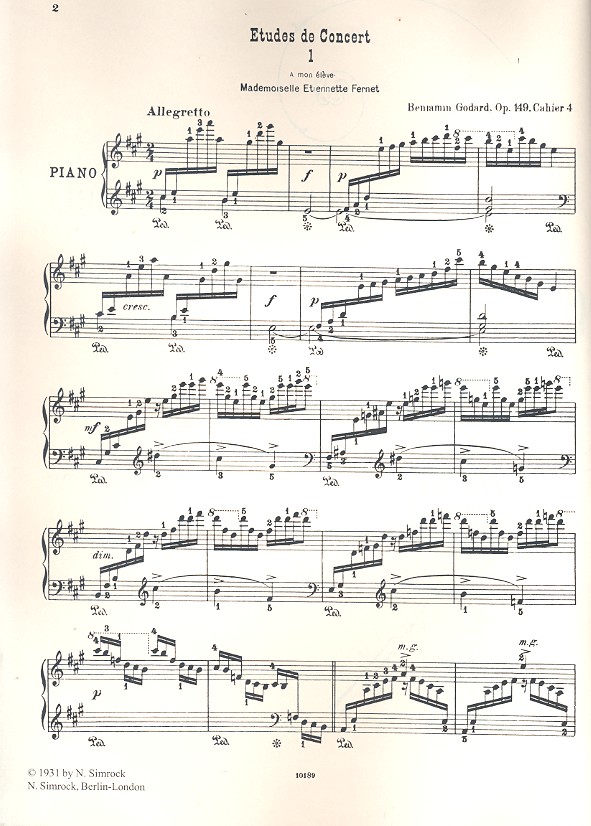 Etudes vol.4 etudes de concert
