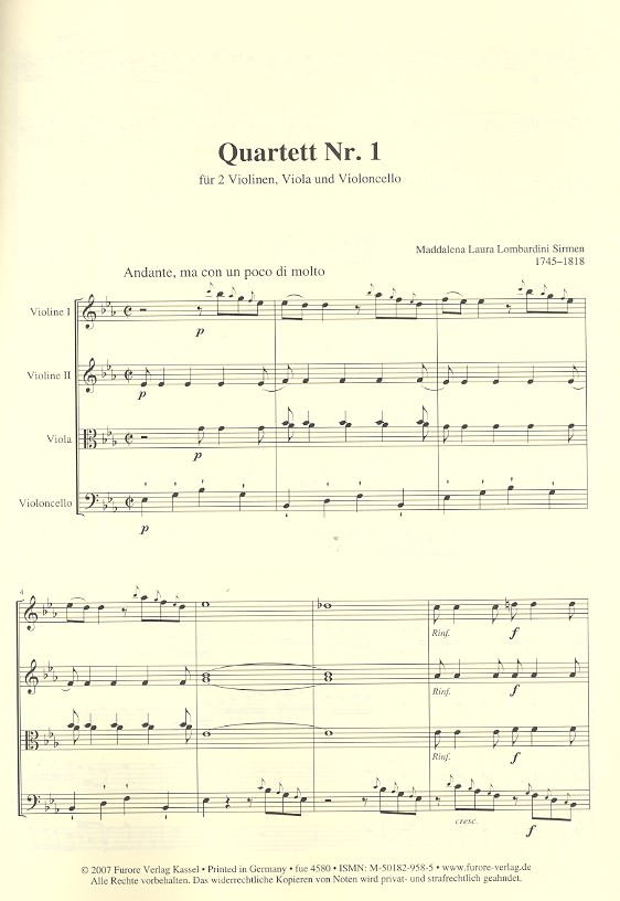 6 Streichquartette