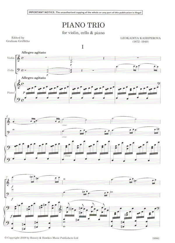 Piano Trio in A minor op. posth.