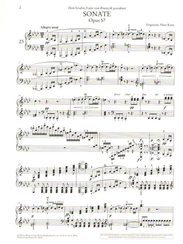 Sonate op.57 'Appassionata'