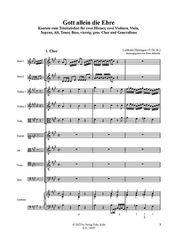 Gott allein die Ehre