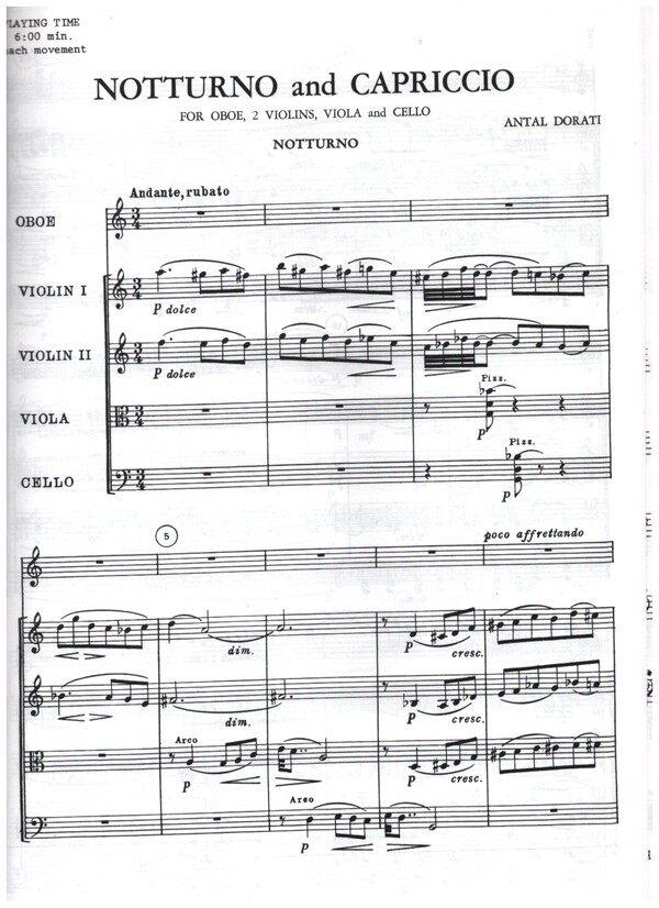 Notturno und Capriccio