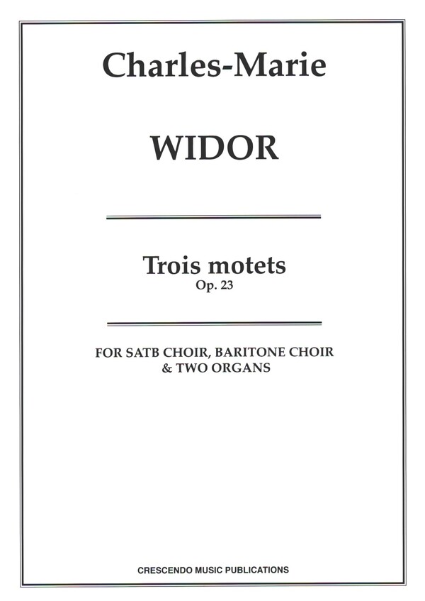 3 Motets op.23