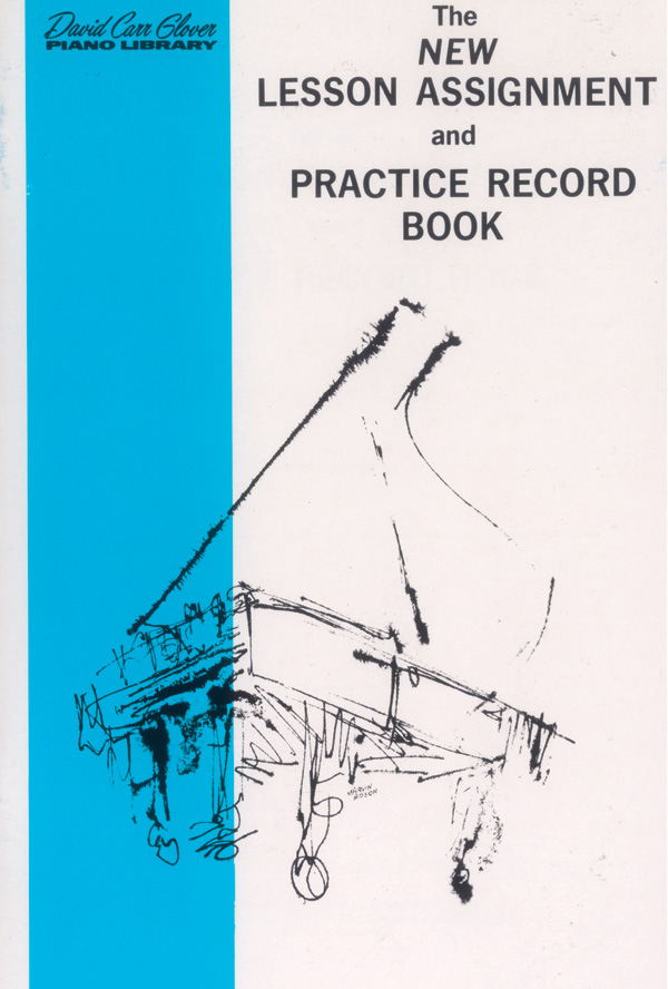 FDL00387  Glover, The new lesson assignment and practice record book