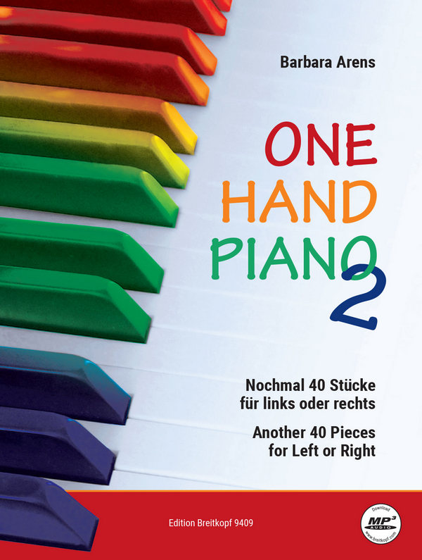 One Hand Piano Band 2 - nochmal 40 Stücke (+Download)