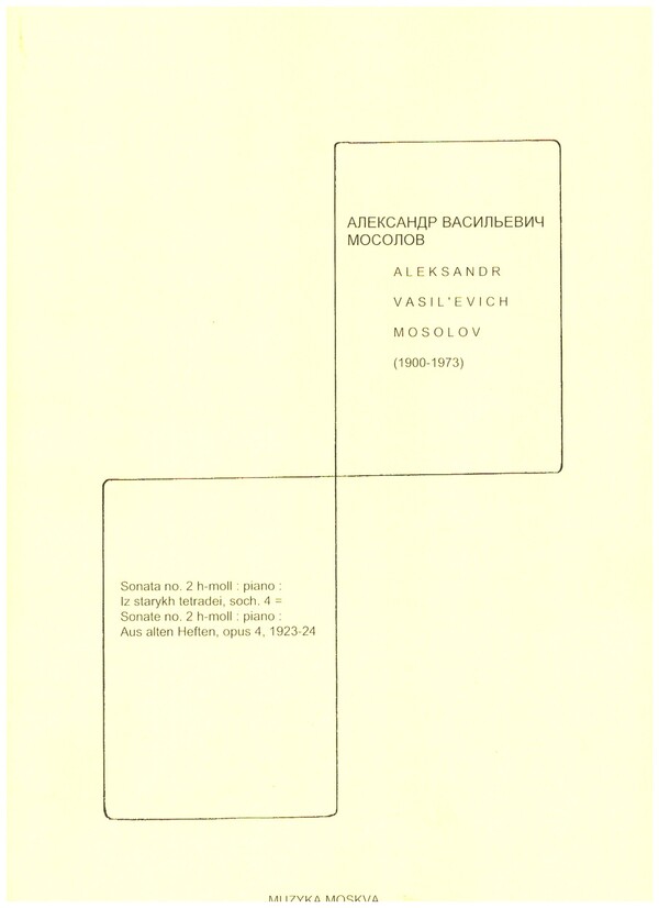 Sonate h-moll Nr.2 op.4