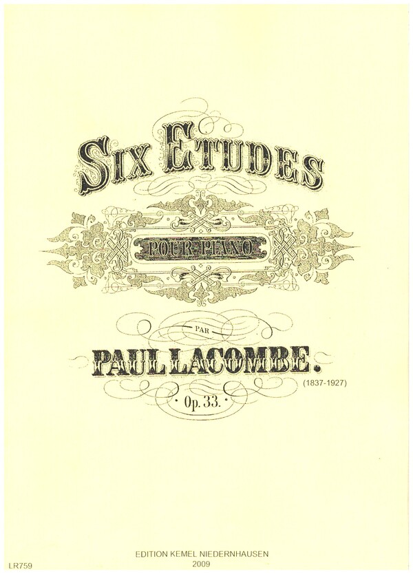 Six etudes op.33