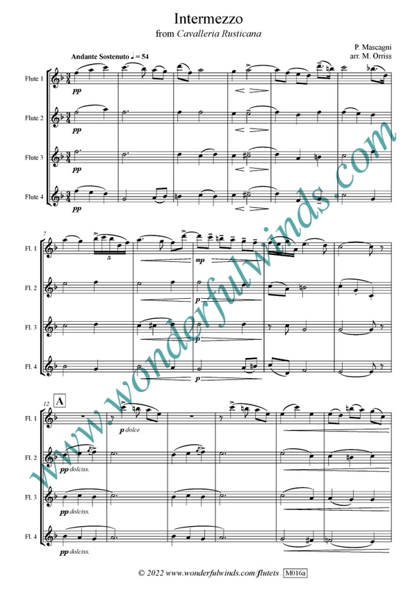 Intermezzo from 'Cavalleria Rusticana'