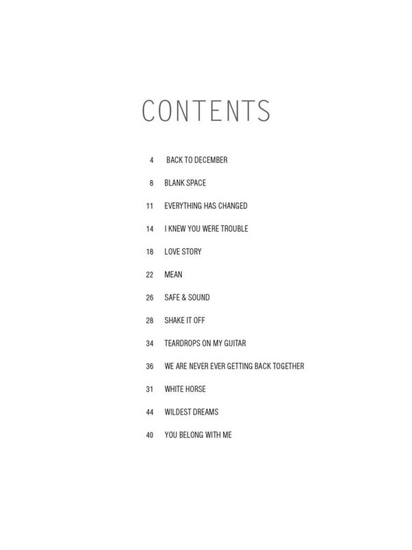 HL00159856  Taylor Swift - Strum & Sing