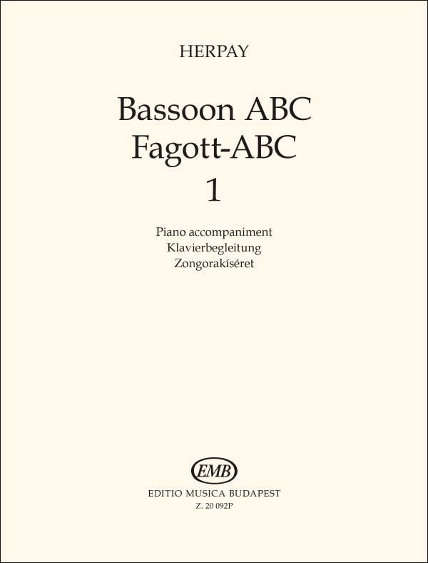 Z20092P  Bassoon ABC 1 (+Online-Audio)