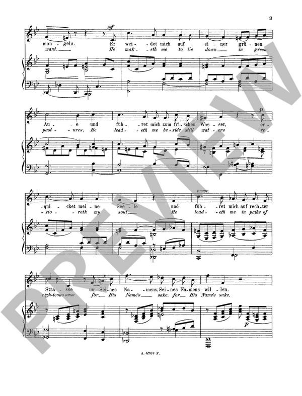 AF4703  Aus dem XXIII & XXV Psalm op.18