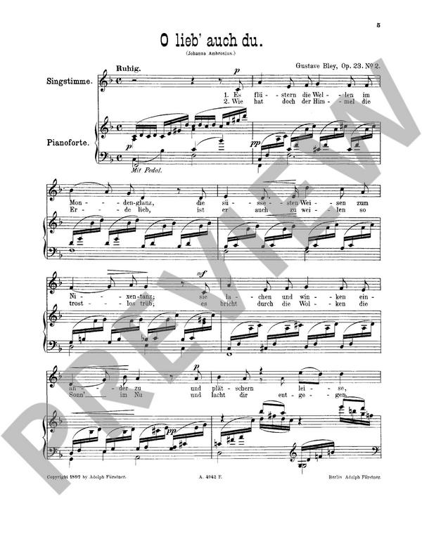 AF4941-42  Zwei Lieder op. 23