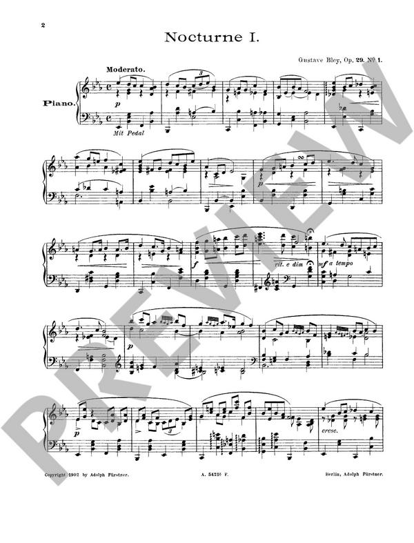 AF5421  Zwei Nocturnes op.29