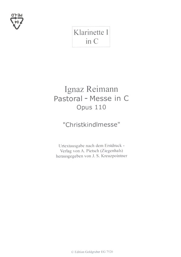 Pastoral-Messe in C op.110 'Christkindlmesse'