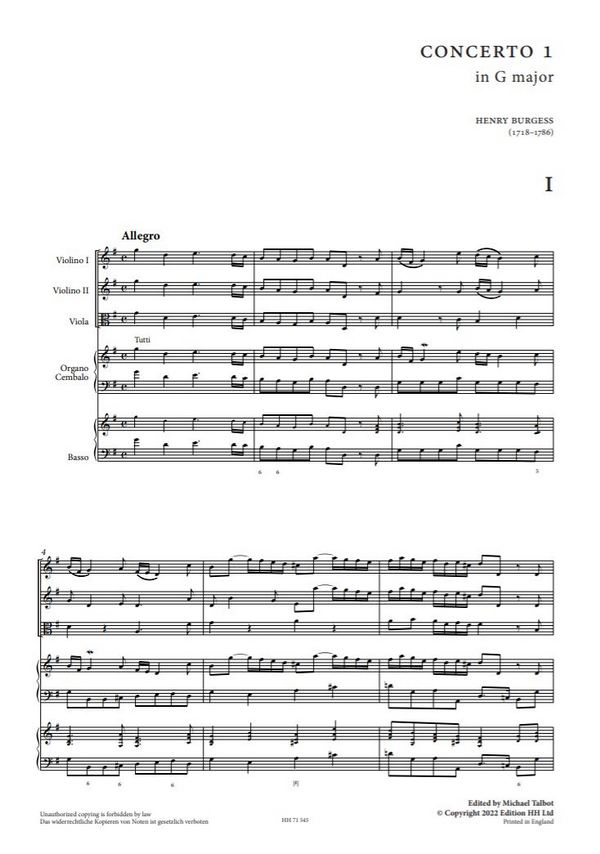 6 Concertos  vol.1 (Concertos 1-3)