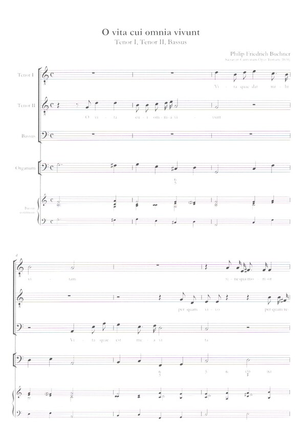O vita cui omina vivunt