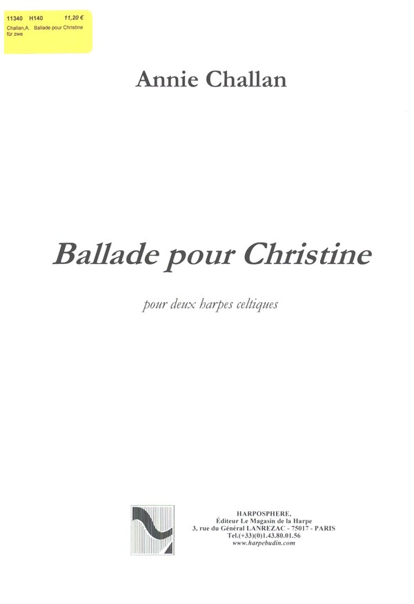 Ballade pour Christiine Har