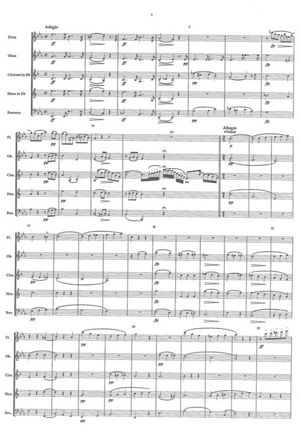 Quintet in Eb Major op.2,1