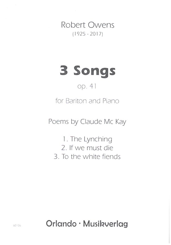 3 Songs op.41